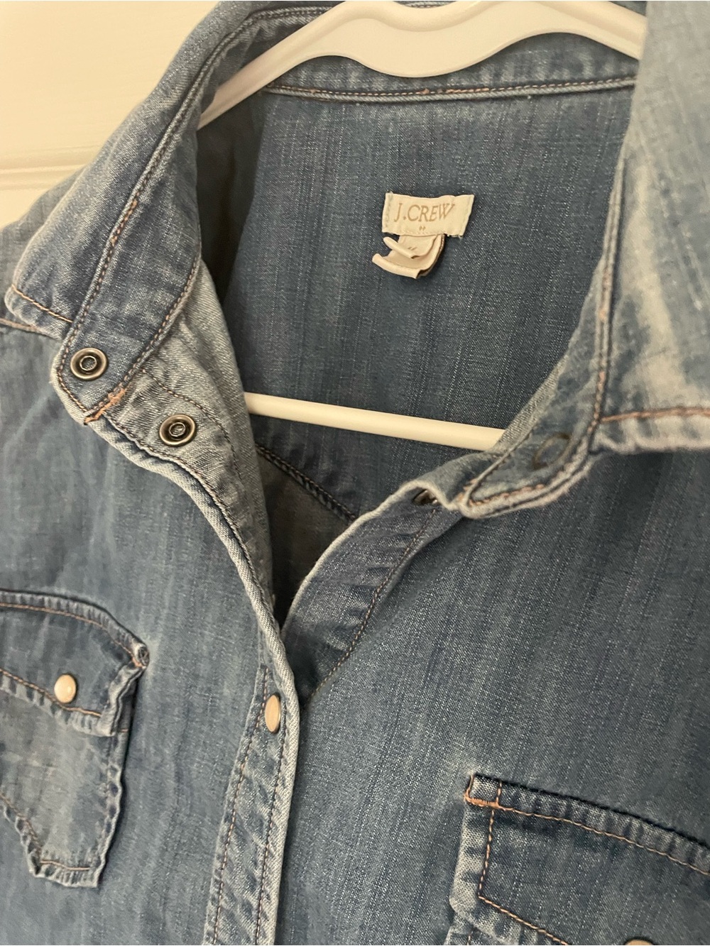 J. Crew Denim Shirt - M - Picture 2 of 4